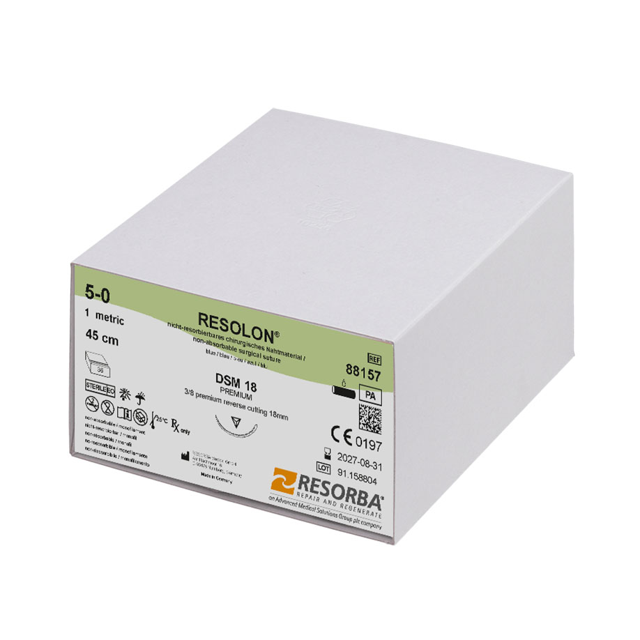 RESOLON DSM 18 5/0=1 blau monofil,
