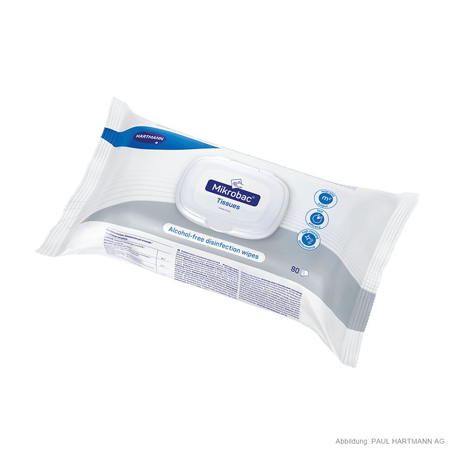 Mikrobac Tissues Flowpack Desinfektionstücher (80 T.)