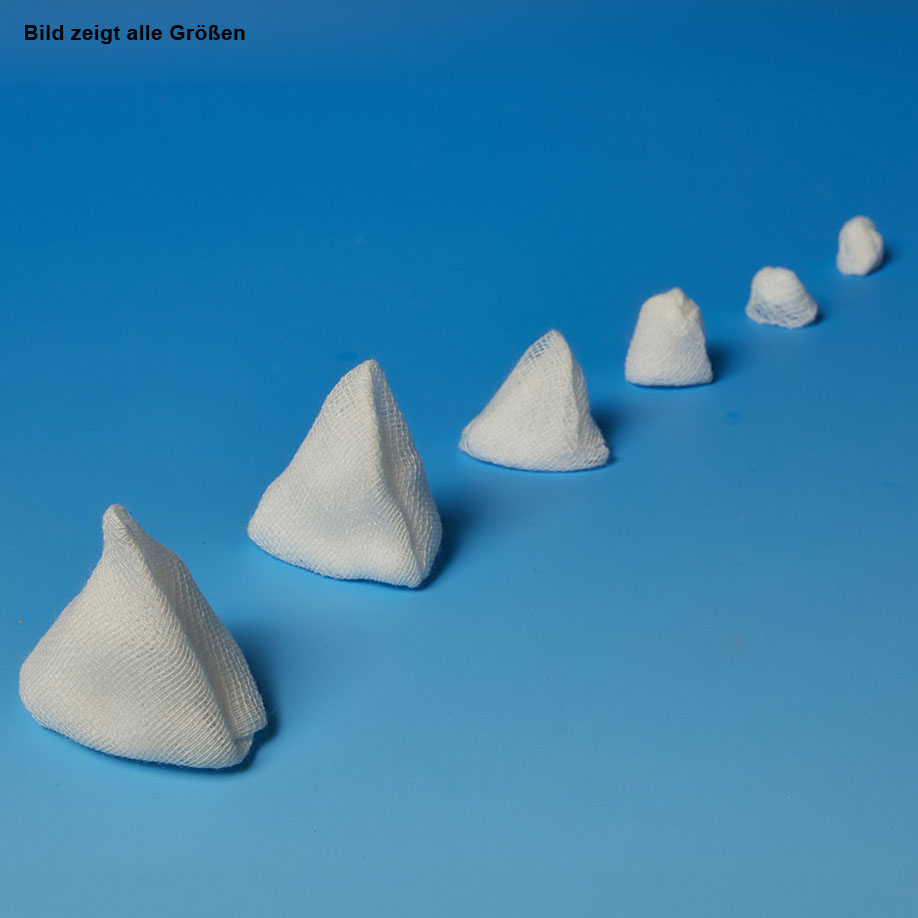 Mulltupfer FES-TUPF® Nr. 15, pflaumengroß, Ø  ca. 5 cm, unsteril (500 Stck.)