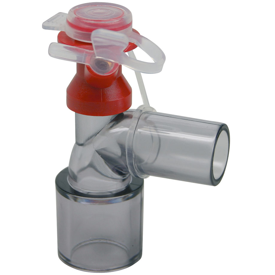 Tube Inhaler, rechtwinklig, nicht drehbar