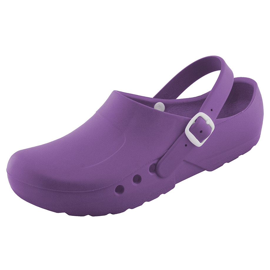 antist. ChiroClogs Economy mit Fersenriemen aubergine, Gr. 45