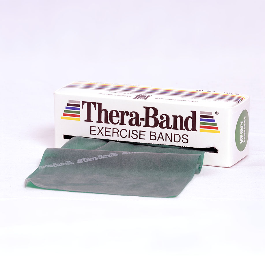 TheraBand 12,8 cm x 5,5 m, stark - grün