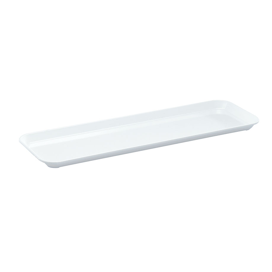 Instrument tray 420 x 140 x 17 mm, flat, white