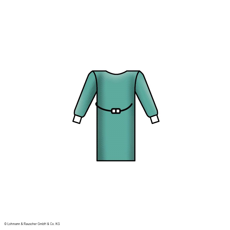 Sentinex SMART OP-Mäntel Standard mit Einschlag, steril, Gr. XL (48 Stck.)