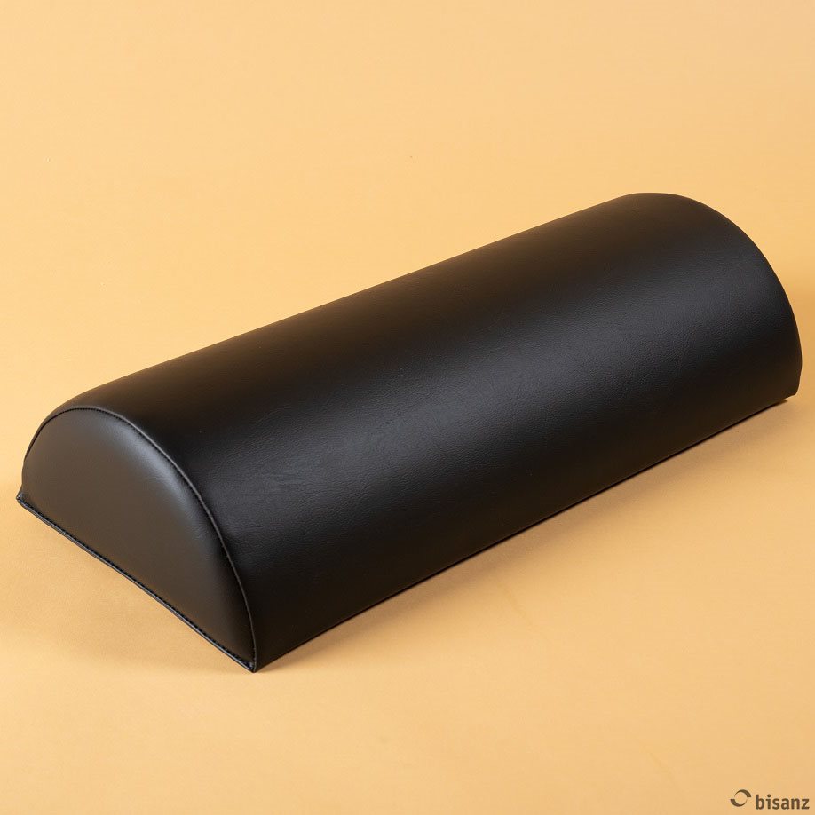 Halbrolle für Fußlagerung 50 x 22 x 11 cm Kunstleder, schwarz