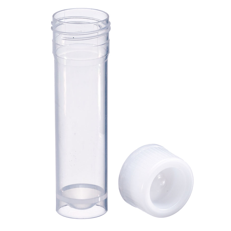 Röhrchen mit Schraubverschluss natur, 15 ml, 20 x 76 mm (1000 Stck.)