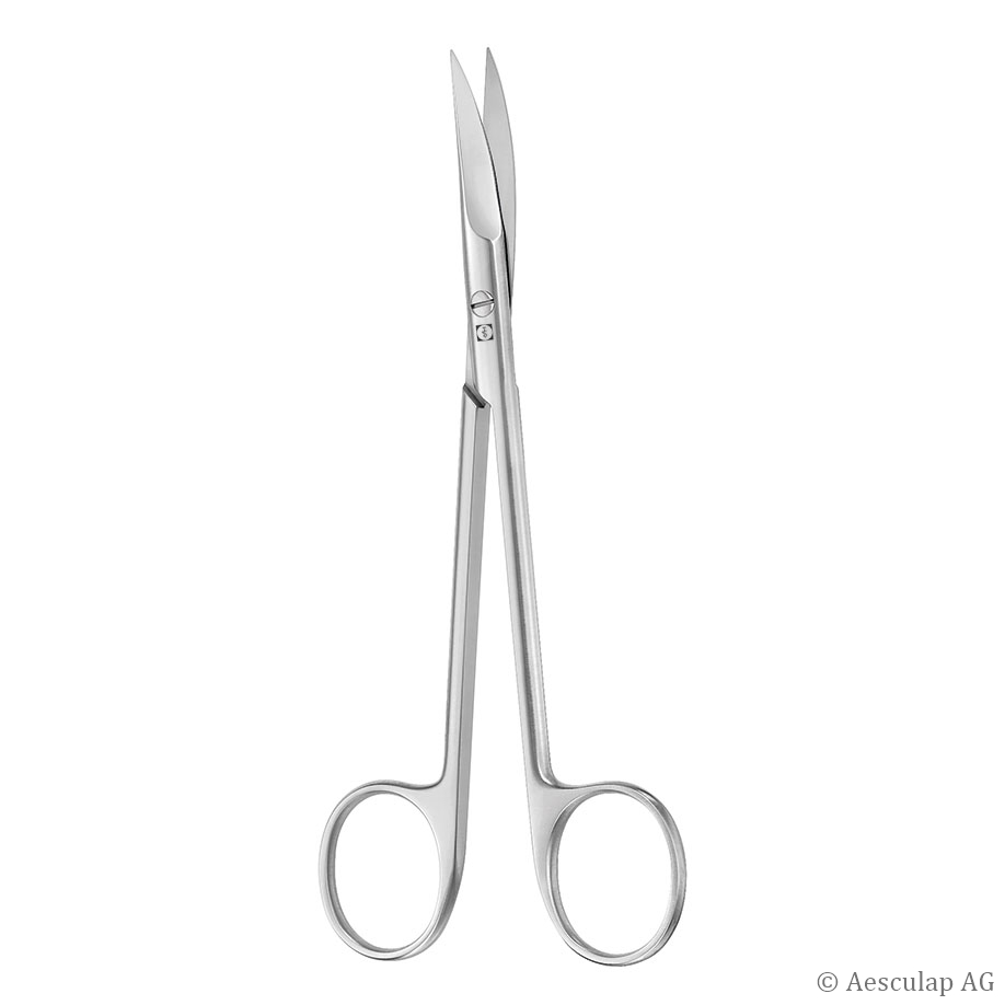 Fine dissecting scissors JOSEPH, curved, pointed/pointed, 15 cm