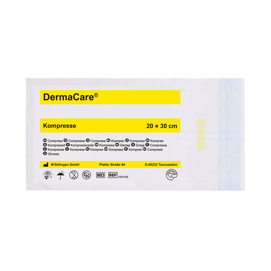 DermaCare Compress Sheet 20 x 30 cm, sterile, individually sealed
