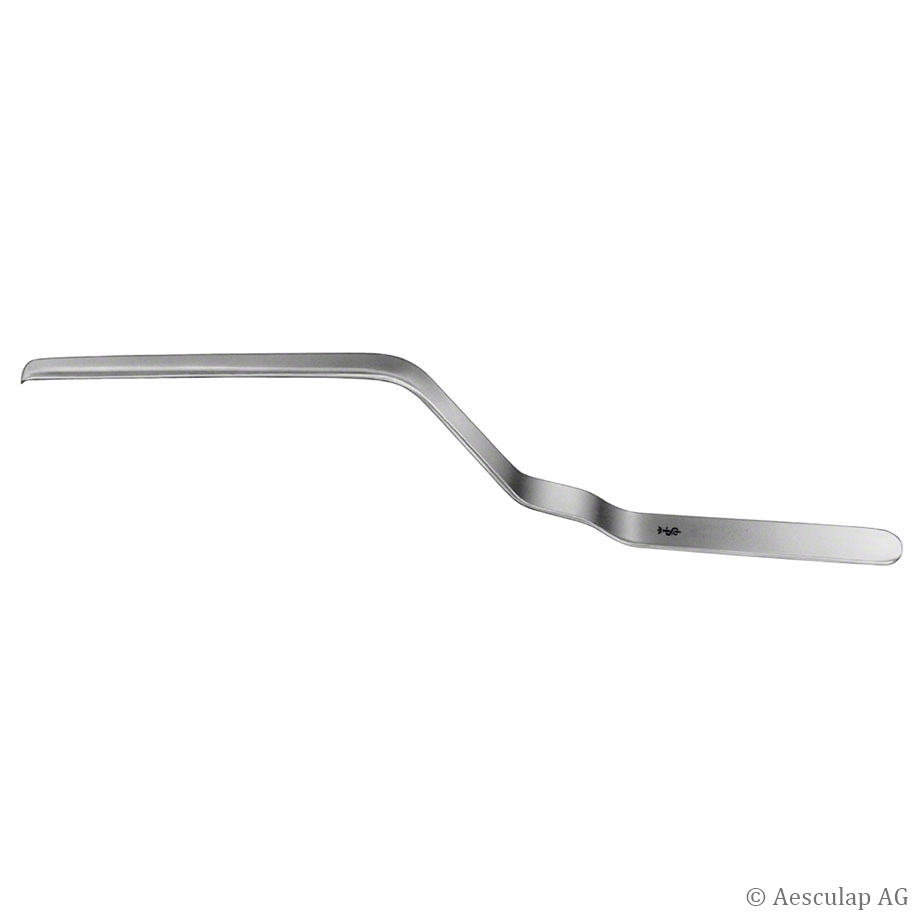 Caspar nerve root hook 240 mm bayonet-shaped