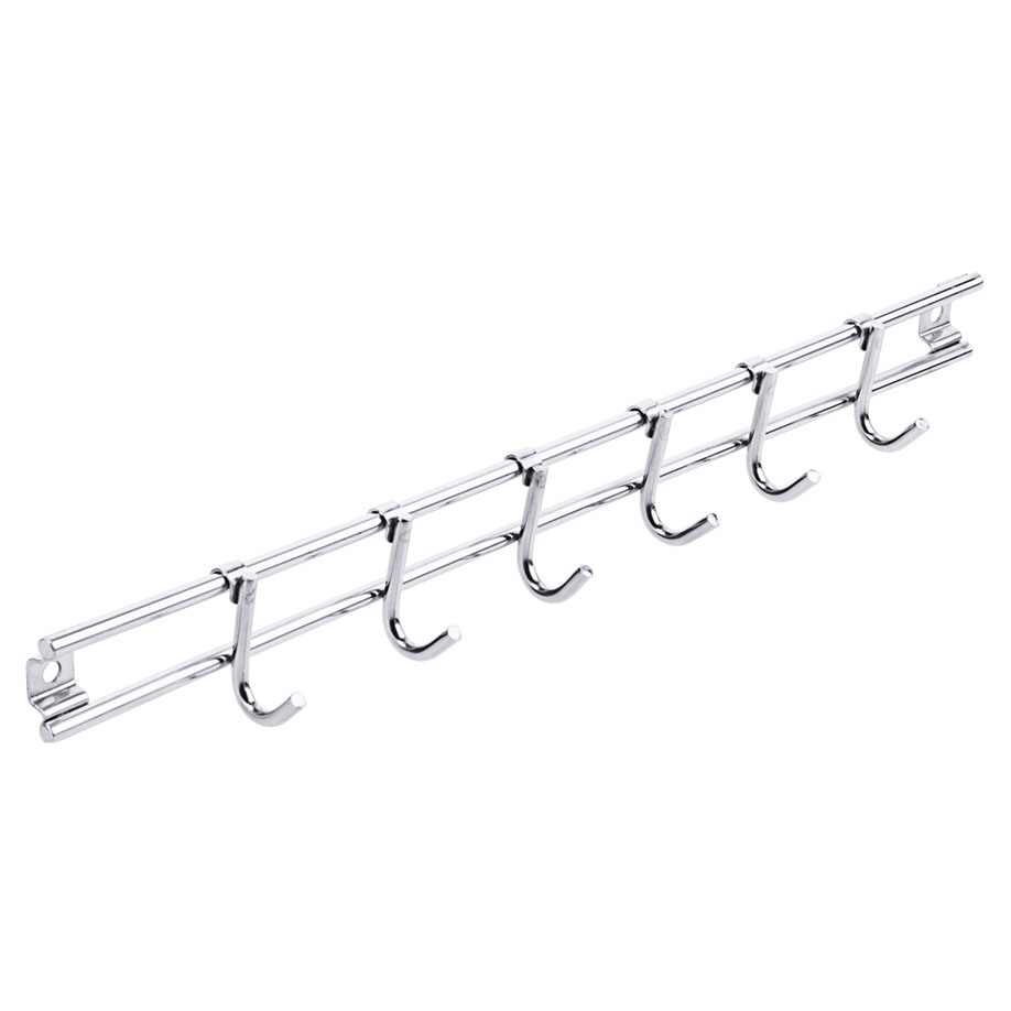 Hängeleiste, 33,5 x 2,3 cm, mit 6 Haken