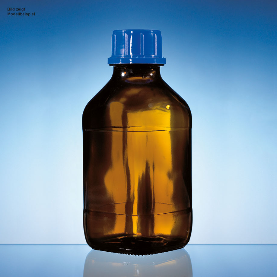 Gewindeflasche, Braunglas, 500 ml,