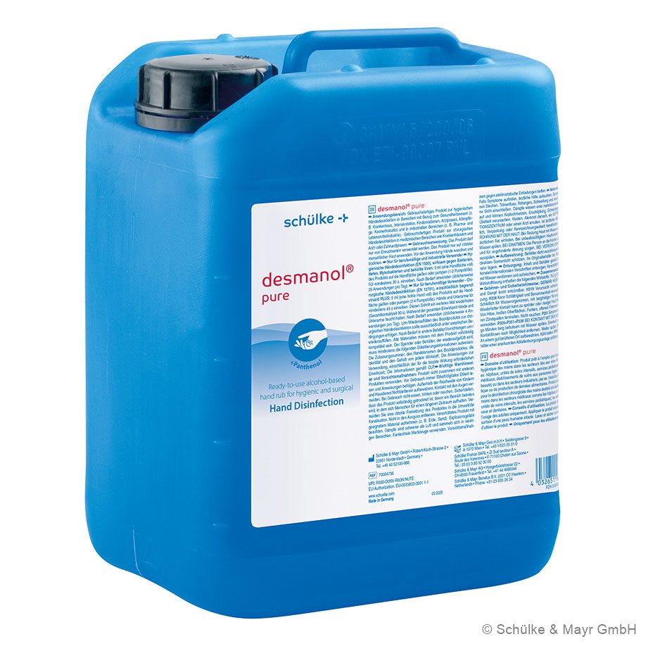 desmanol pure DE-FR-IT-NL 5 Ltr. Händedesinfektion