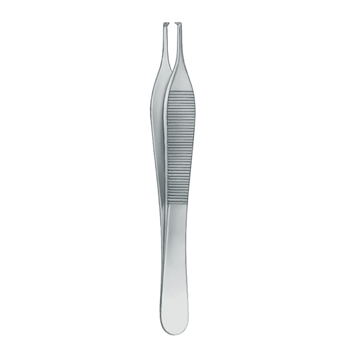 Intestinal grasping forceps acc. to Adson, 1 x 2 teeth, 12 cm