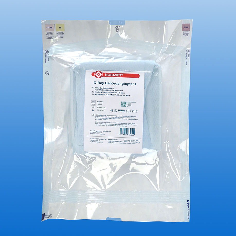 NOBASET X-Ray Gehörgangtupfer