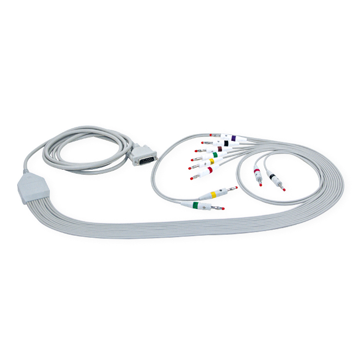 EKG-Komplettkabel mit Bananenstecker für
