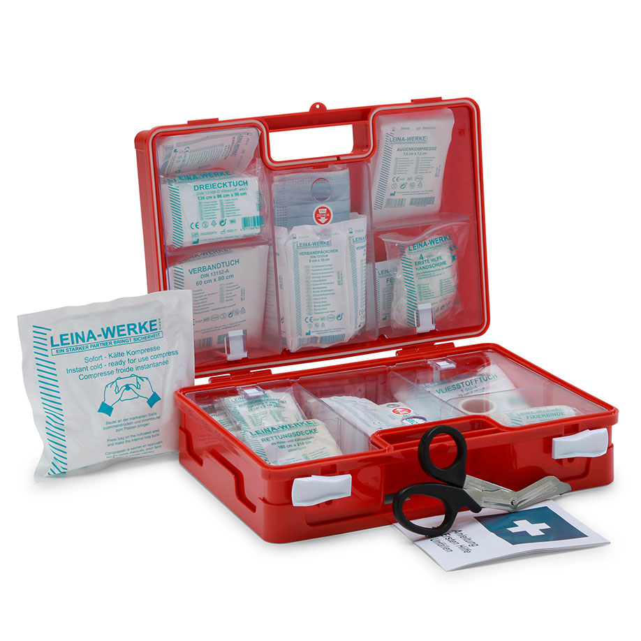 Erste-Hilfe-Koffer QUICK orange,