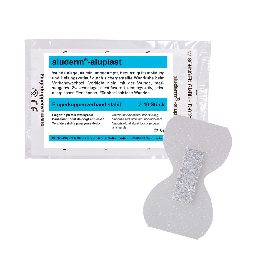 aluderm-aluplast finger tip dressing approx. 4,3 x 7,2 cm (10 pcs.)