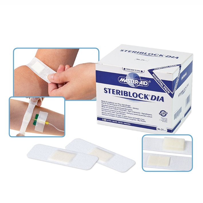 STERIBLOCK DIA Wundauflagen steril weiß