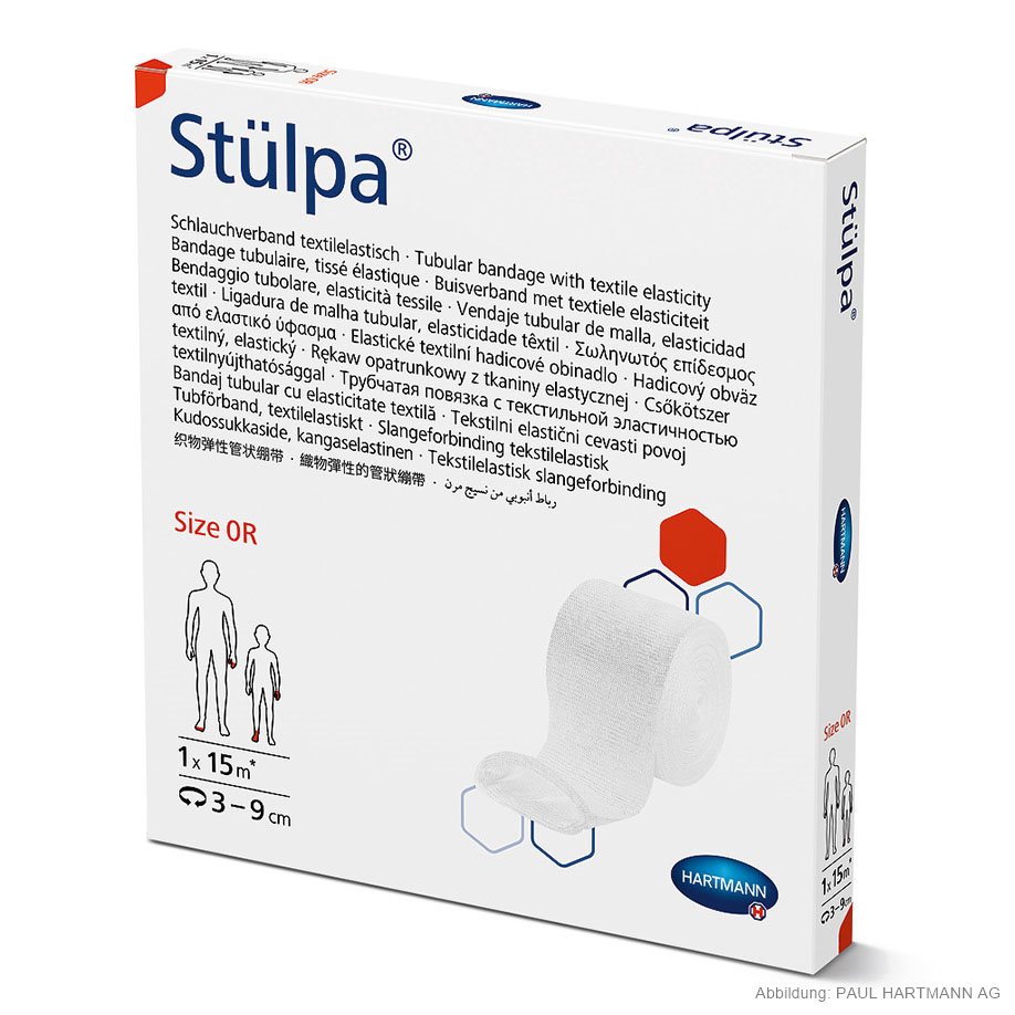 Stülpa-Rolle Schlauchverband Gr. 0 R 15 m x 1,5 cm