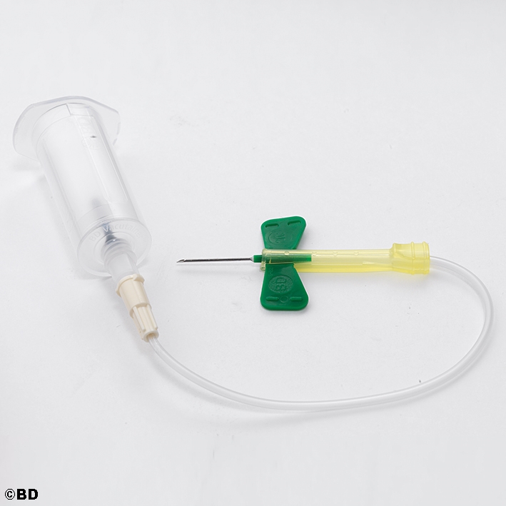 Pre-Attached BD Vacutainer Safety-Lok