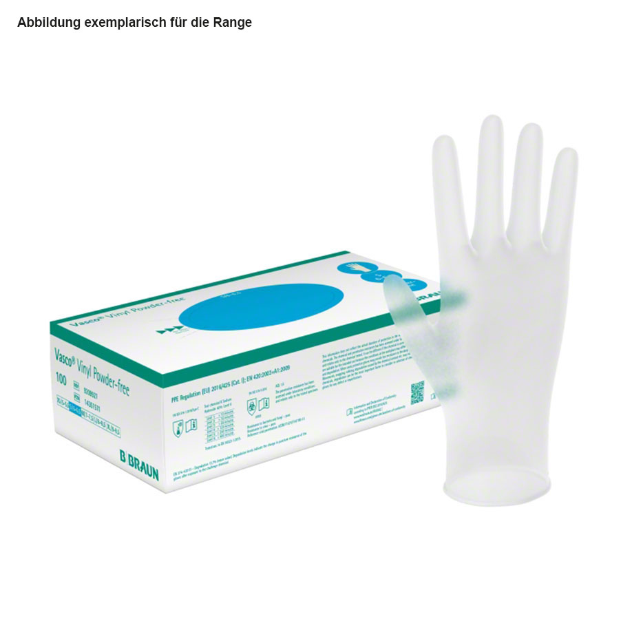 *Vasco Vinyl Powderfree U.-Handschuhe