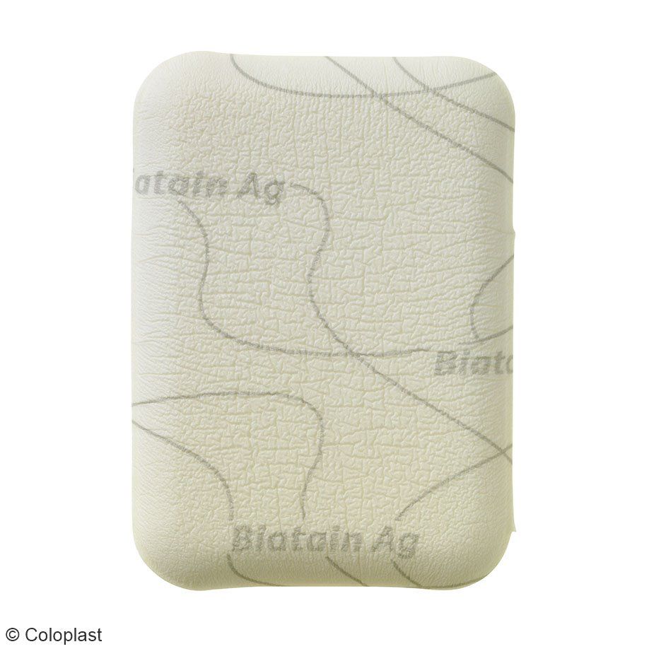 3902 Biatain Ag Anti Bacterial Non-Adhesive Foam 5cm x 7cm