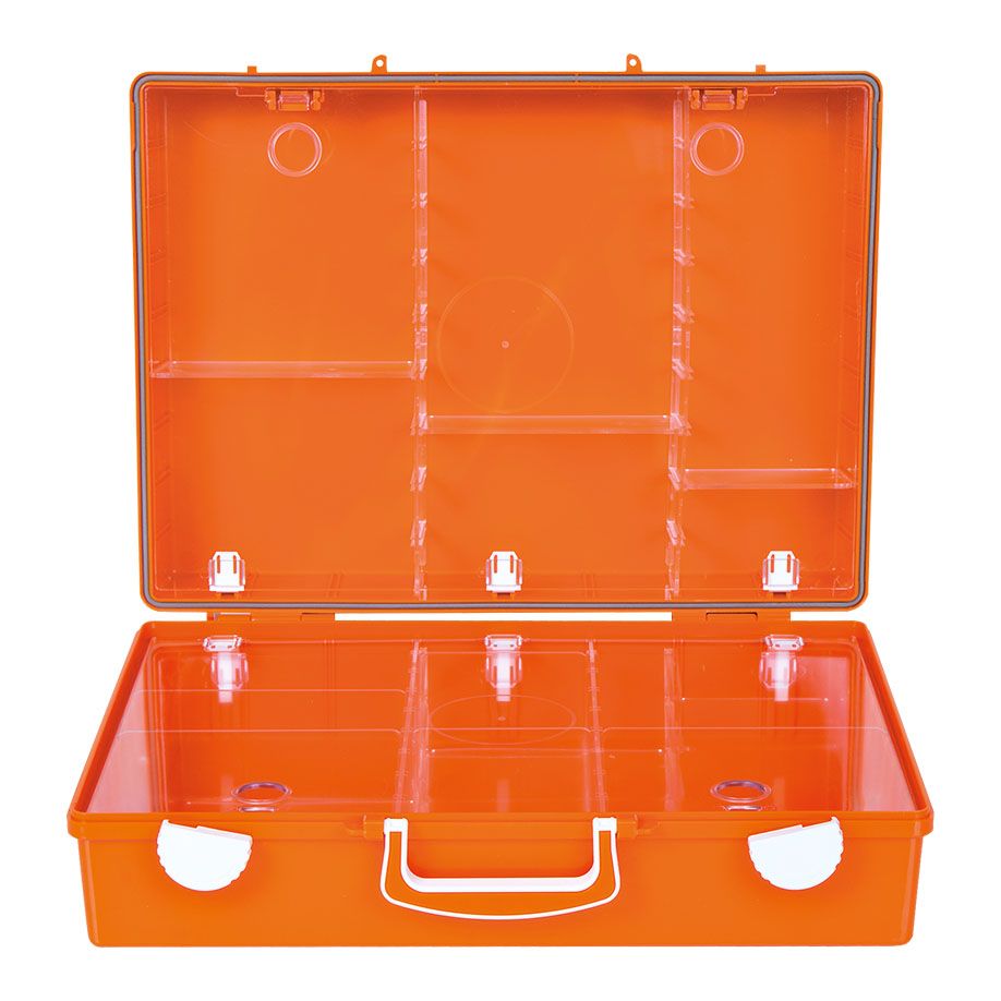 Erste Hilfe Koffer MT-CD orange, leer 400 x 300 x 150 mm mit Wandhalterung, Koffer, Notfallkoffer, Unsere Produkte