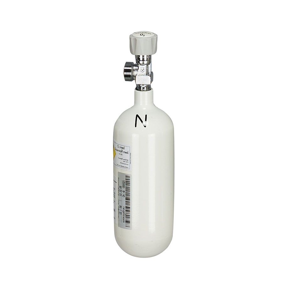 7 Liter Sauerstoffflasche 200 bar, Ventil G 3/4 Stahlflasche, 139,00 €