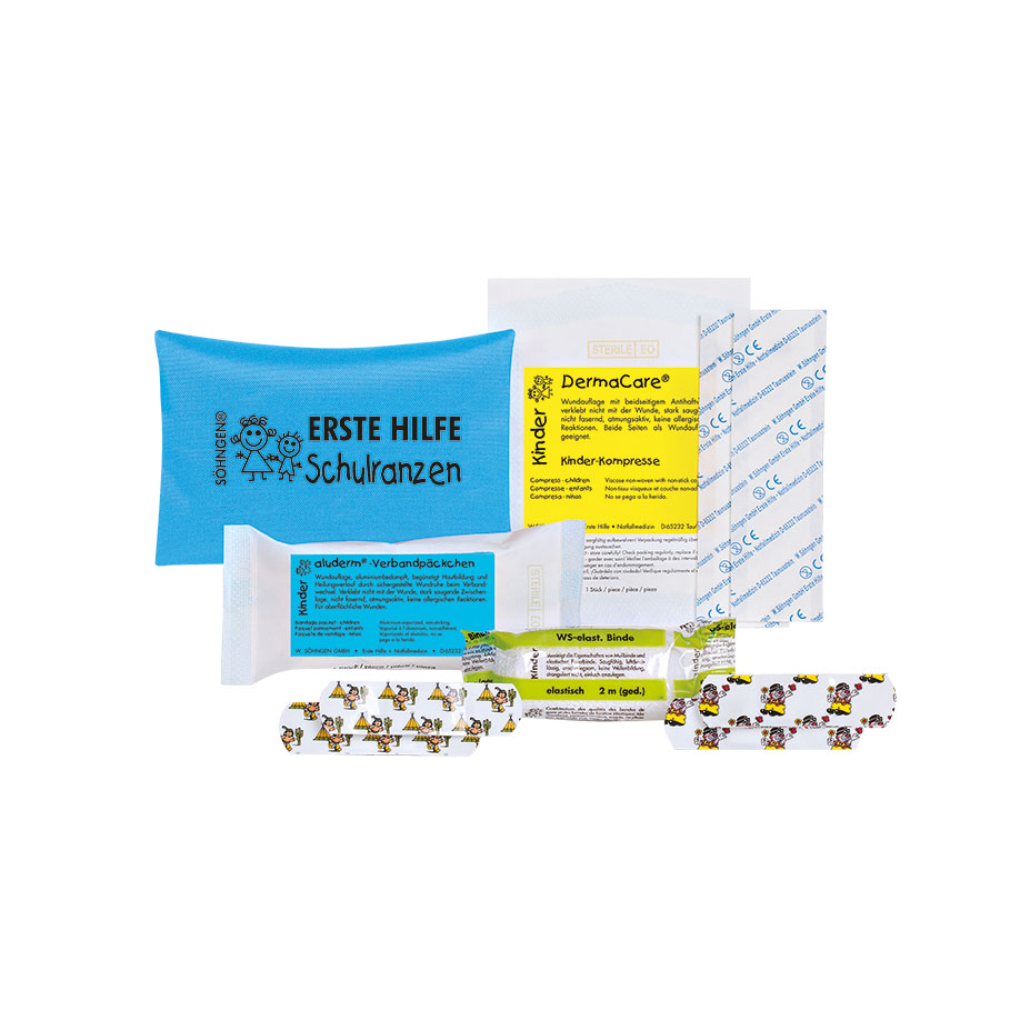 First Aid Set Satchel blue