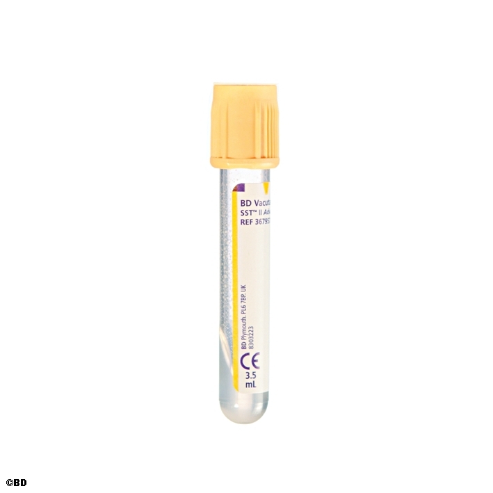 BD Vacutainer SST II Advance Serum- röhrchen aus PET, 3,5 ml, Trenngel und