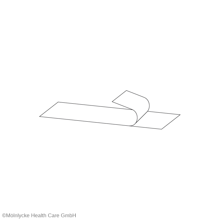 Klinidrape surgical-tape 9 x 49 cm (100 pcs.)