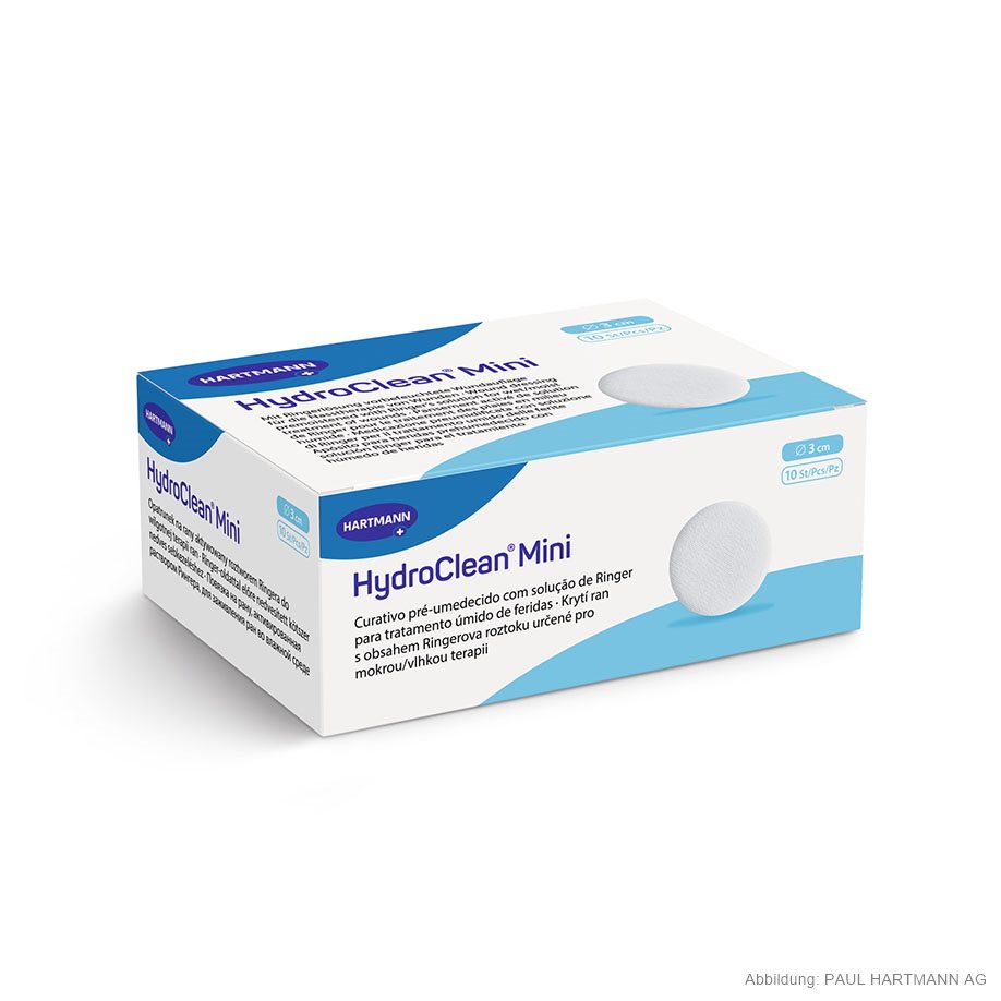 HydroClean mini Wundkissen steril Ø 3 cm (10 Stck.)