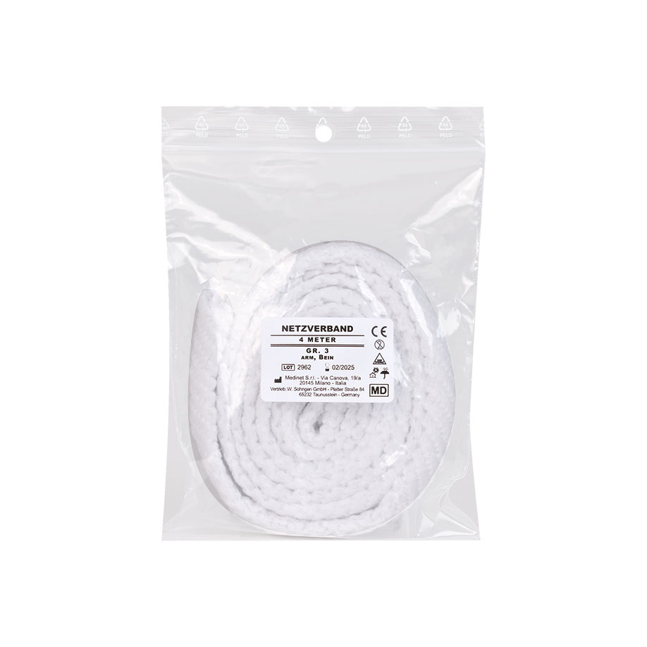 Net tubular bandage 4 m, sz. 3 arm/leg