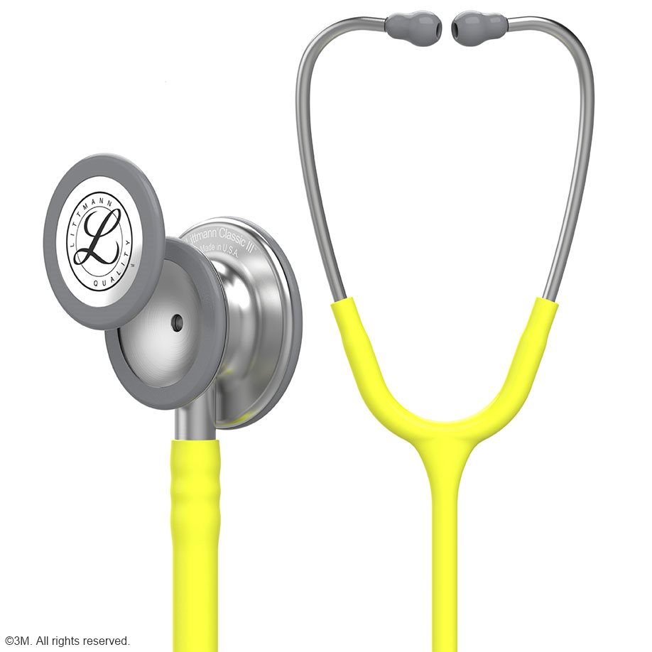 3M Littmann CLASSIC III Monitoring Stethoskop zitronengelb