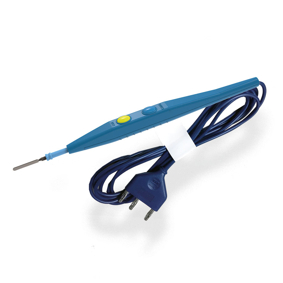 Disposable monopolar handle Valleylab, sterile incl. 3-pin spatula electrode, 2.4 mm, 5 m cable