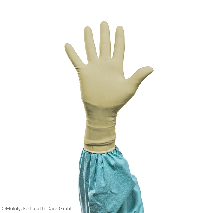 Biogel surgical gloves, latex sterile powder-free sz. 6.5 (50 pairs)