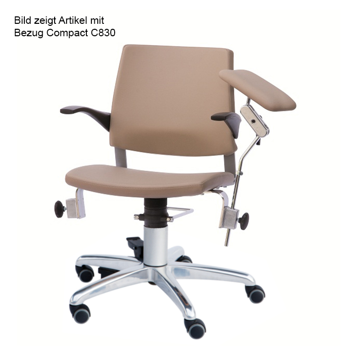 Blutentnahmestuhl Serie 22, mit Rollen