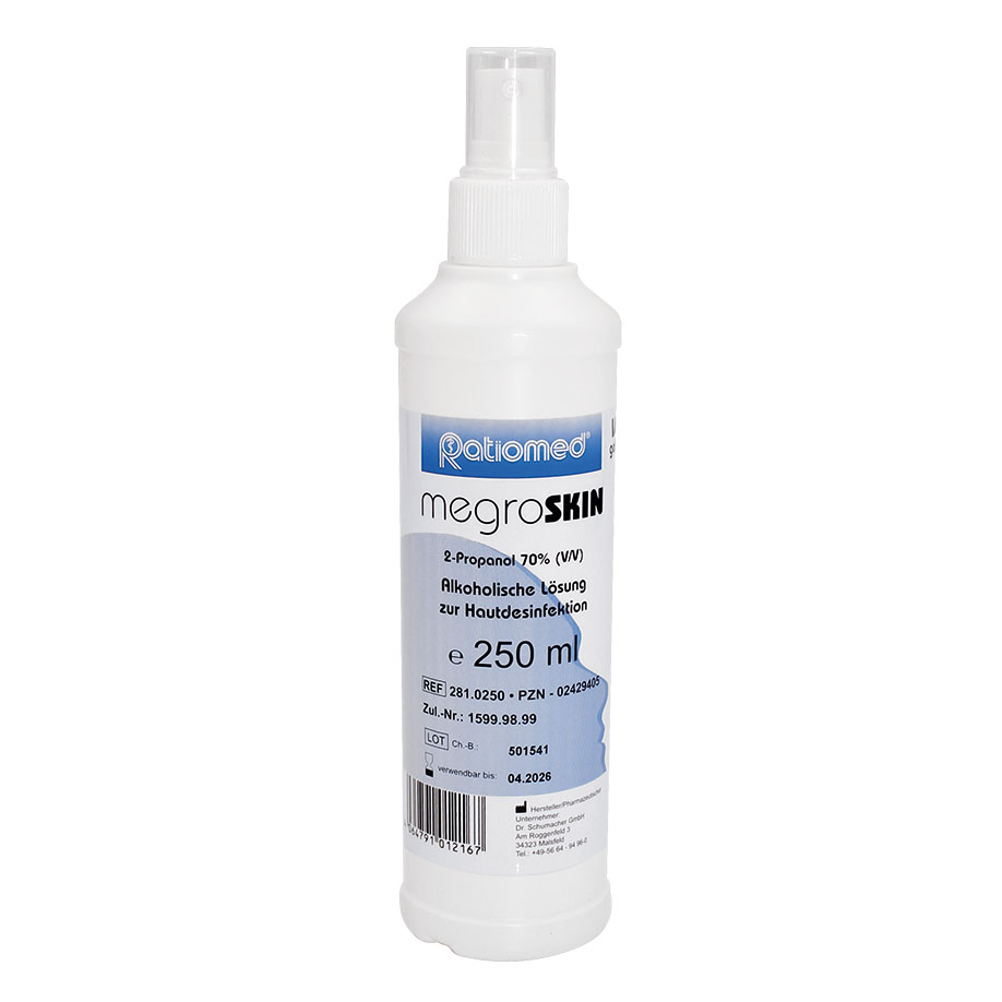 megroSKIN 250 ml Sprühflasche