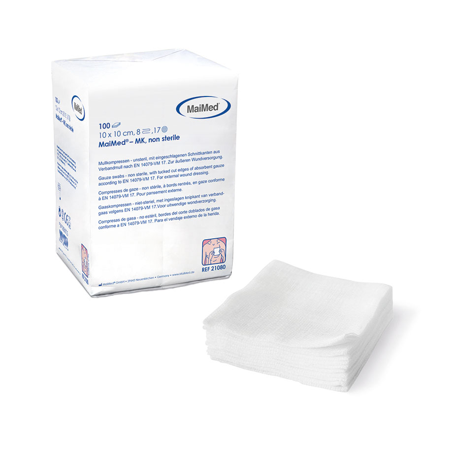 MaiMed Mullkompressen 8-fach unsteril,