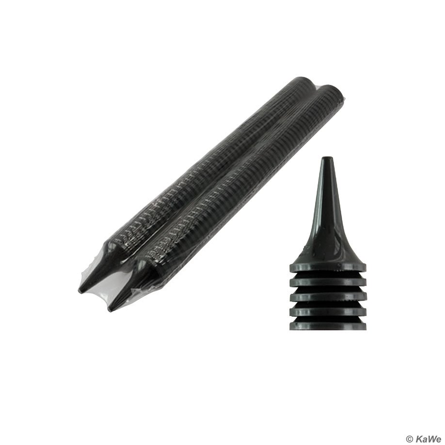 Einweg-Ohrtrichter klein, schwarz,