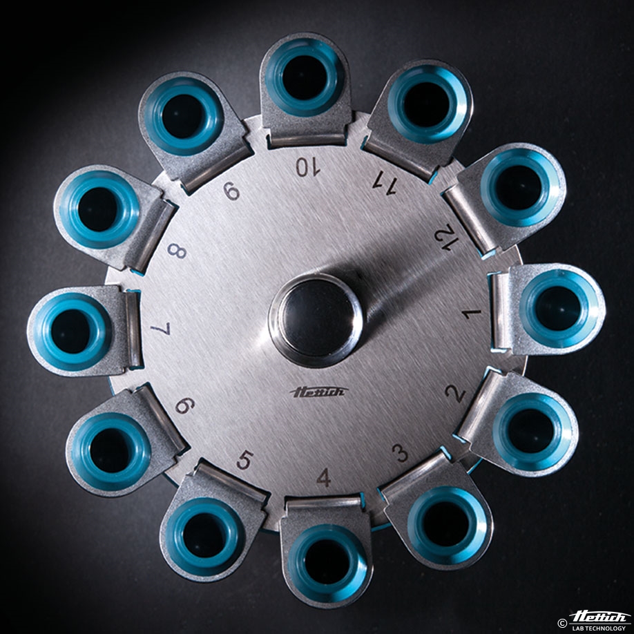 Ausschwingrotor mit Stehfuß 12-fach,