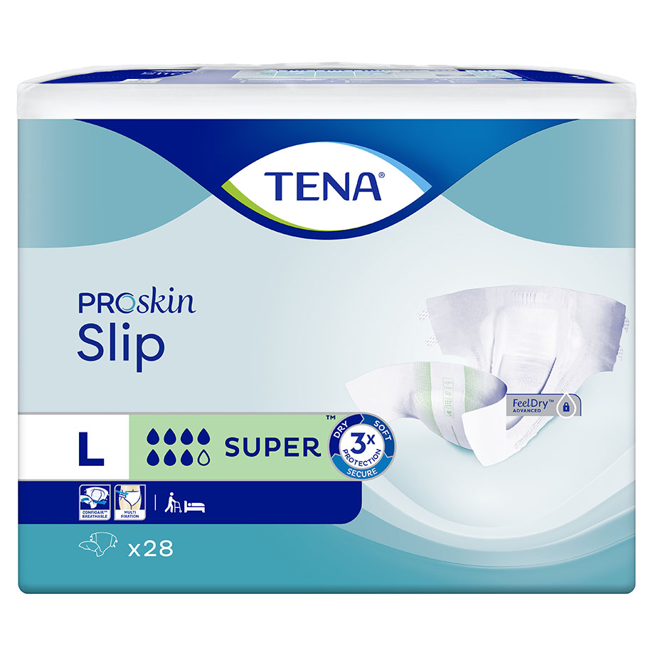 TENA ProSkin Slip Super Large grün, Windelhosen (3 x 30 Stck.)