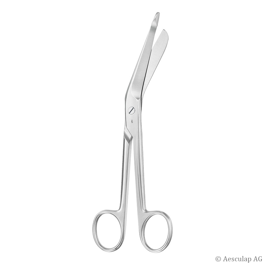 Lister Verbandschere seitwärts gewinkelt