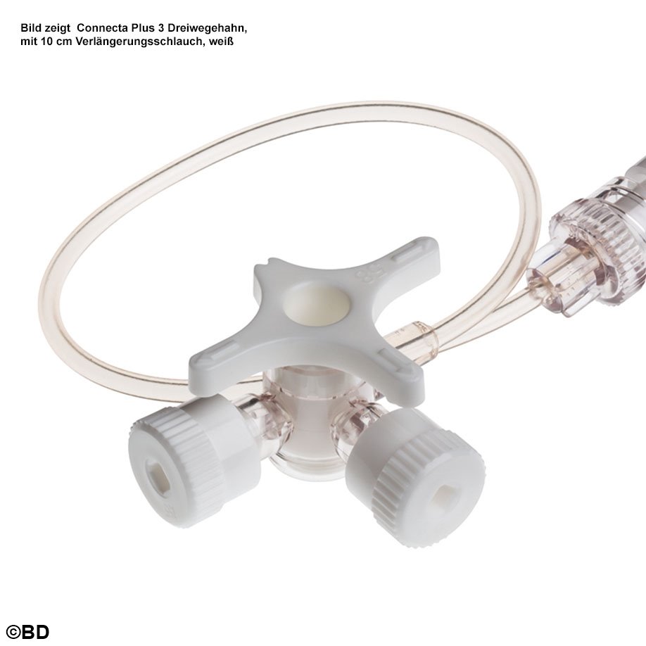 BD Connecta Plus 3 Dreiwegehahn,