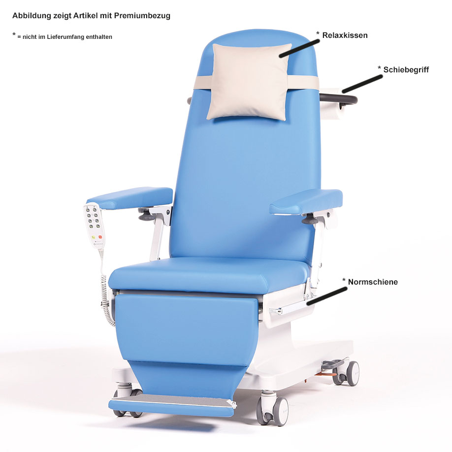 Infusionsliege und Transfusionsliege