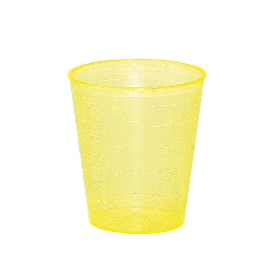 Medizinbecher ratiomed gelb