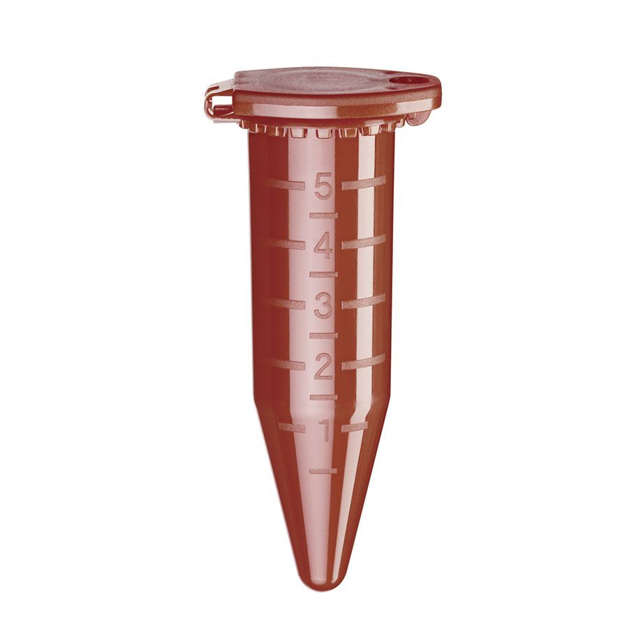 Tubes 5,0 ml PCR clean, ambra,