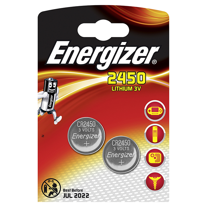 Energizer Batterie Typ CR2450, 3 V