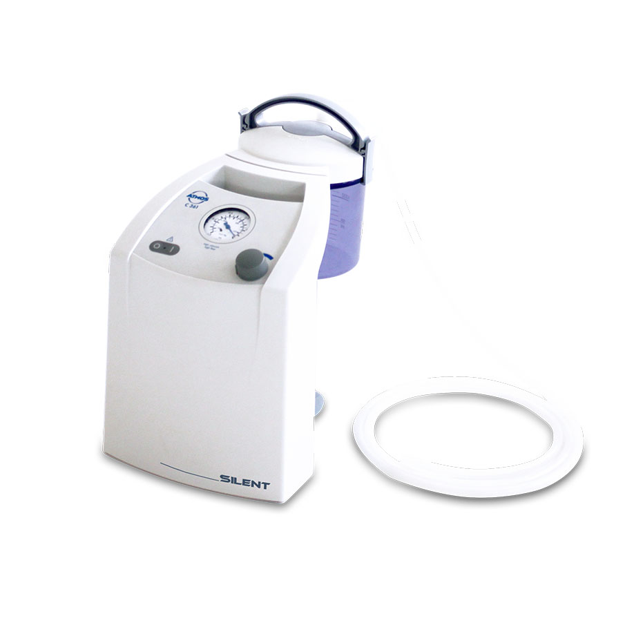 Chirurgiesauger ATMOS C 361 230V tragbar mit Praxispaket 1,5 Ltr.
