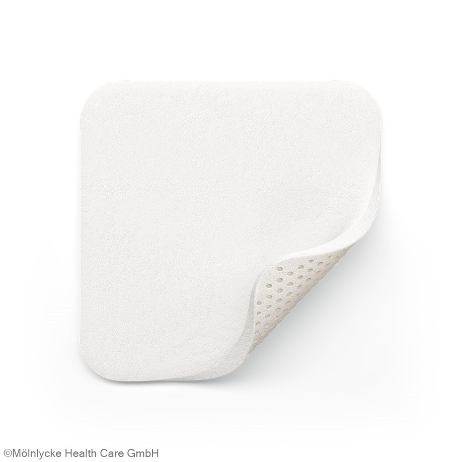 Mepilex XT Schaumverband ohne Haftrand, steril, 10 x 10 cm (5 Stck.)